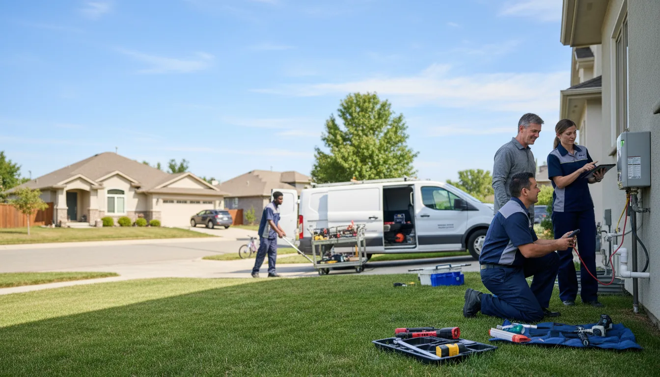 Tankless water heater service in Farnham, VA